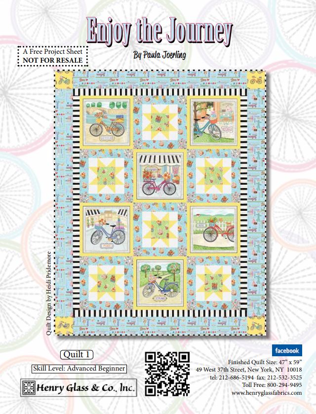 Enjoy the Journey Quilt Pattern 1- FREE download